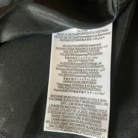 BCBGeneration Floral Print Fit and Flare Cocktail Dress Black and White Size 6 - Picture 9 of 11